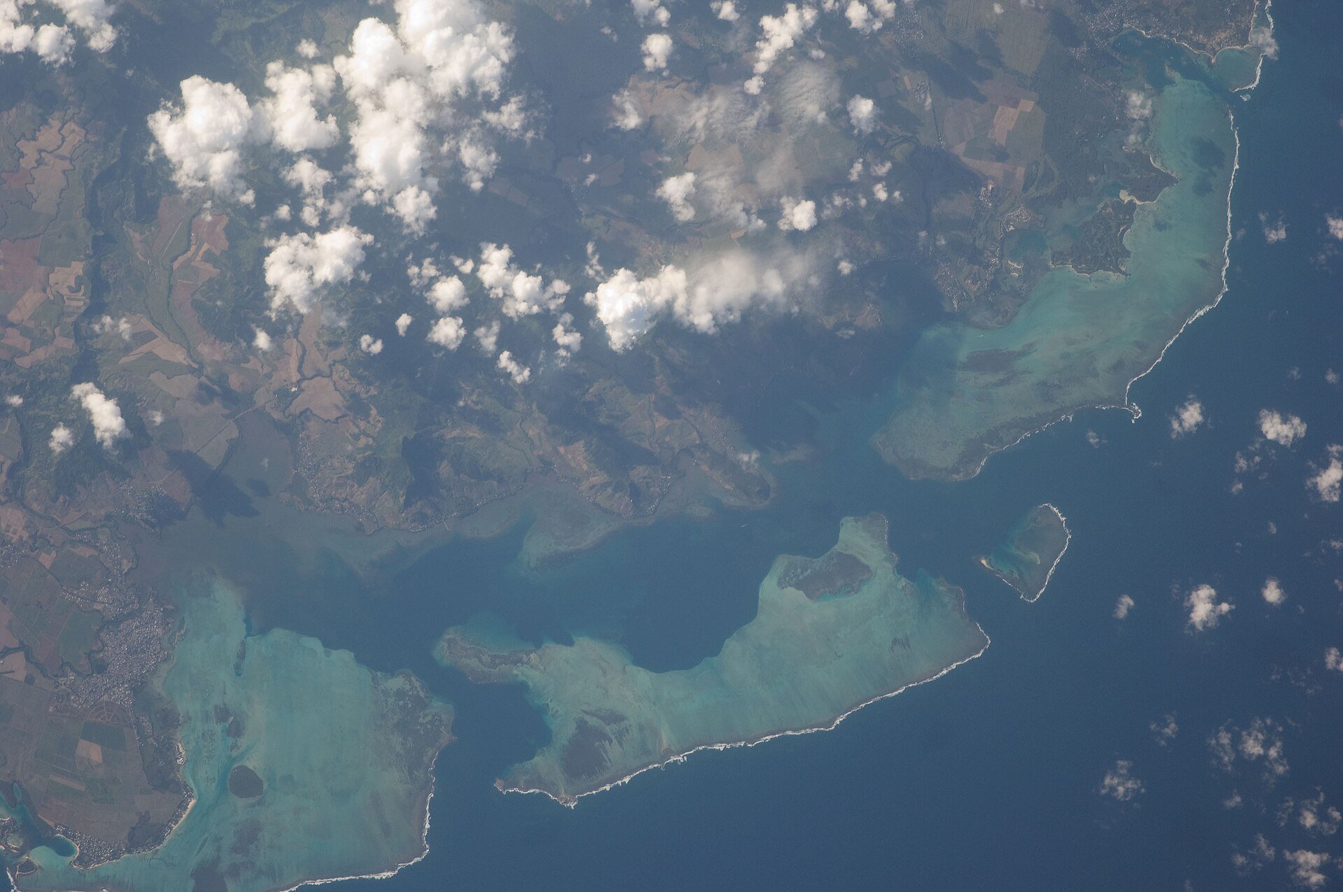 Türkise Lagune auf Mauritius