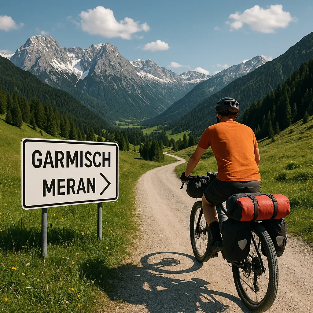 Alpenüberquerung mit dem Fahrrad: Von Garmisch nach Meran
