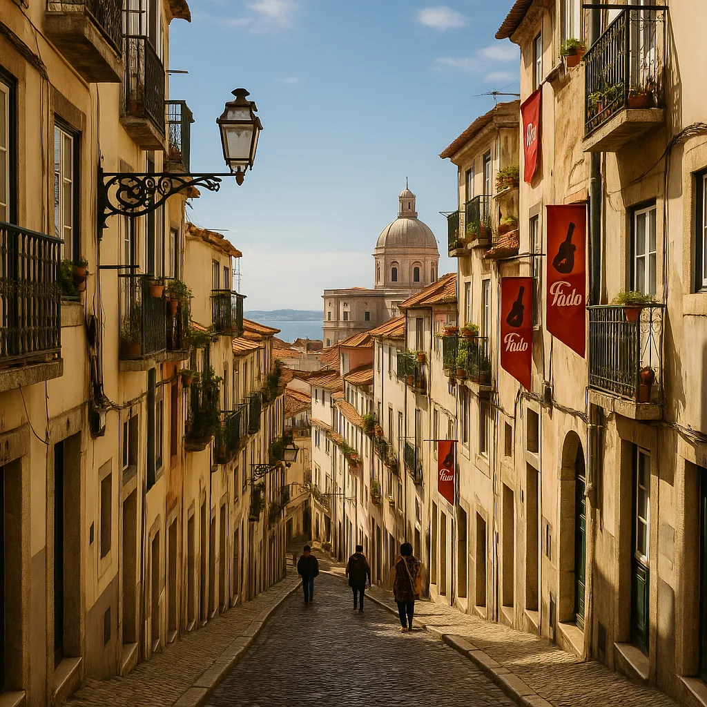 Alfama – Ältestes Viertel Lissabons mit engen Gassen und Fado.