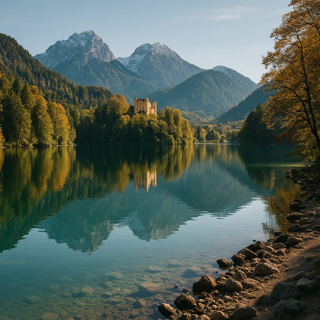 Alpsee – Klarer Bergsee direkt unterhalb der Königsschlösser.