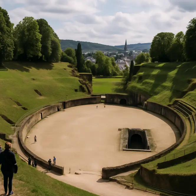 Amphitheater Trier – Römische Arena für bis zu 20.000 Zuschauer.