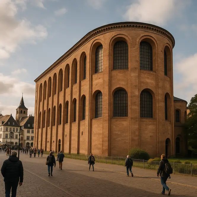 Basilika Trier (Aula Palatina) – Größter erhaltener Einraumbau der Antike.