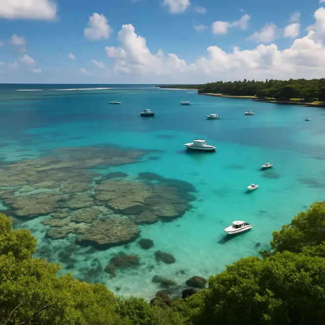 Blue Bay Marine Park – Geschütztes Meeresgebiet mit intaktem Korallenriff.