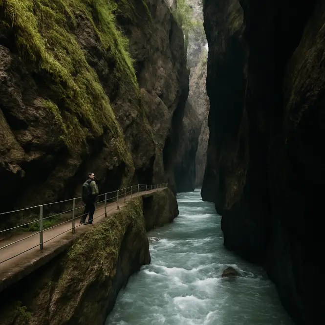 Breitachklamm – Eine der tiefsten und spektakulärsten Felsschluchten Mitteleuropas.