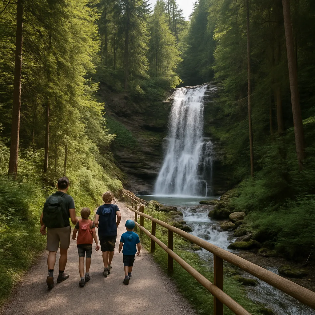 Buchenegger Wasserfälle – Familienfreundlicher Wasserfallweg im Naturschutzgebiet.