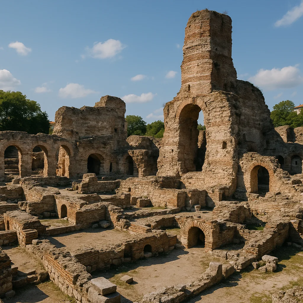 Die Ruinen der römischen Therme