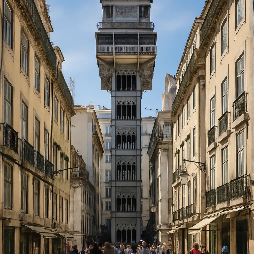 Elevador de Santa Justa – Historischer Aufzug im Herzen der Baixa.