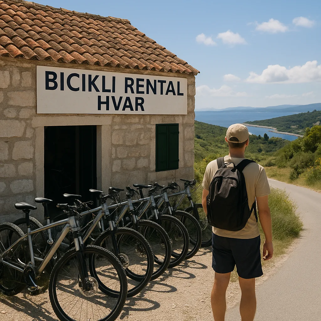 Fahrradverleih in Hvar