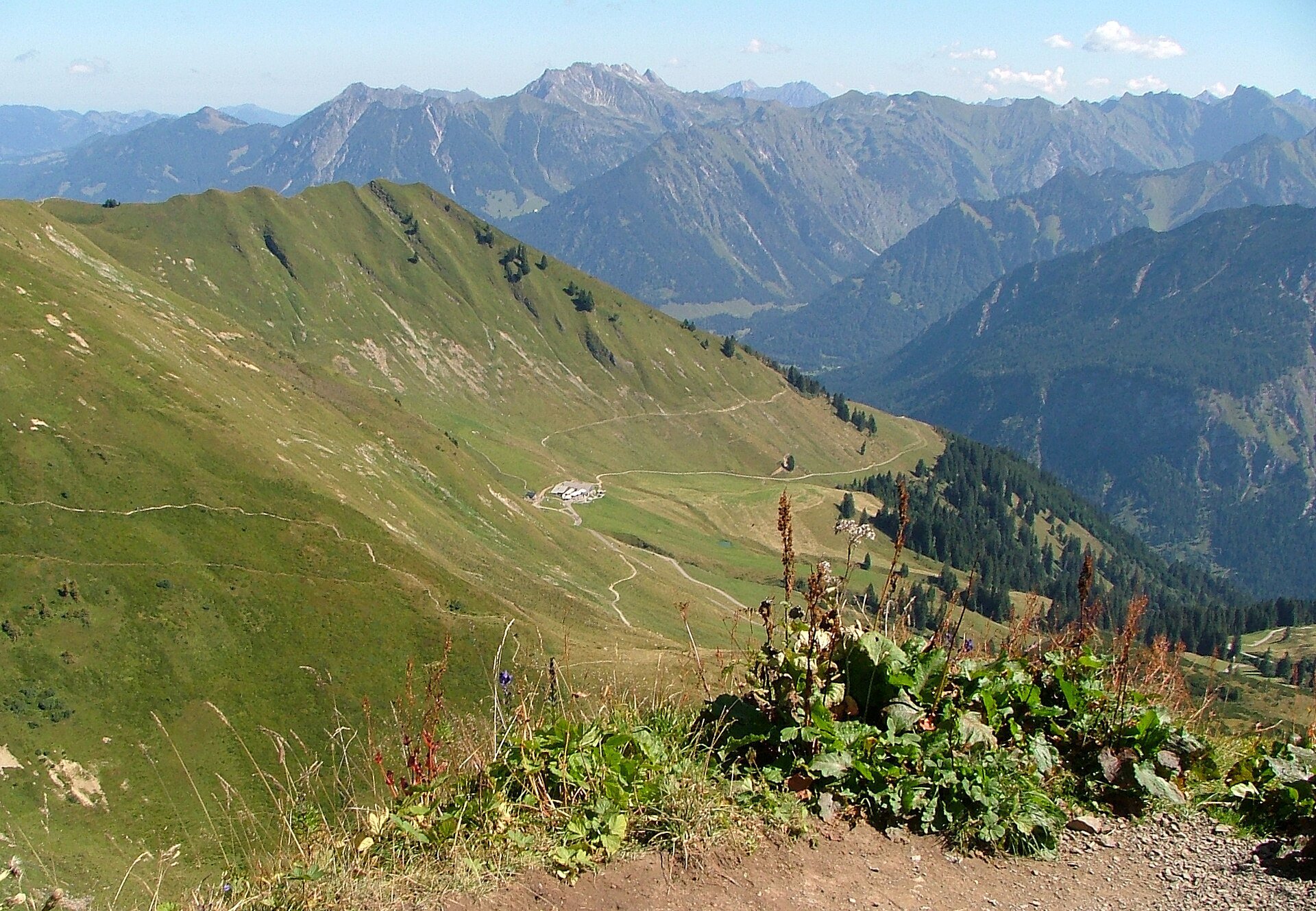 Fellhorn – Grenzüberschreitendes Wander- und Skigebiet bei Oberstdorf.