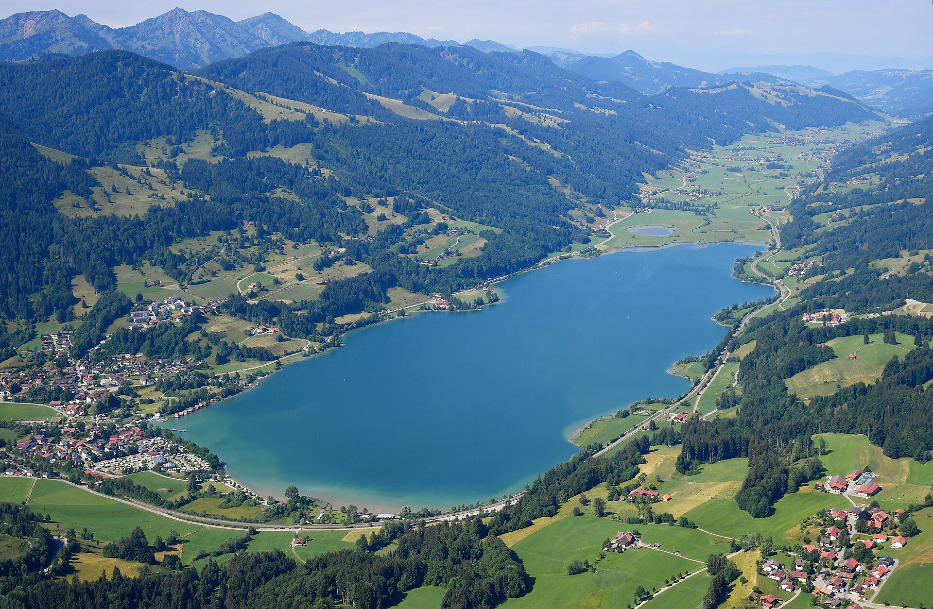 Großer Alpsee – Größter Voralpensee im Allgäu bei Immenstadt.