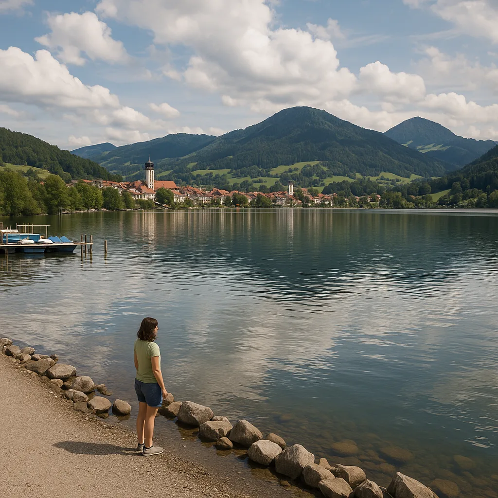 Großer Alpsee – Größter Voralpensee im Allgäu bei Immenstadt.