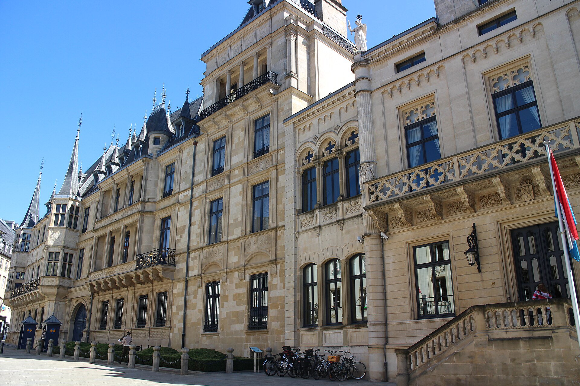 Großherzoglicher Palast – Offizielle Residenz des luxemburgischen Großherzogs.