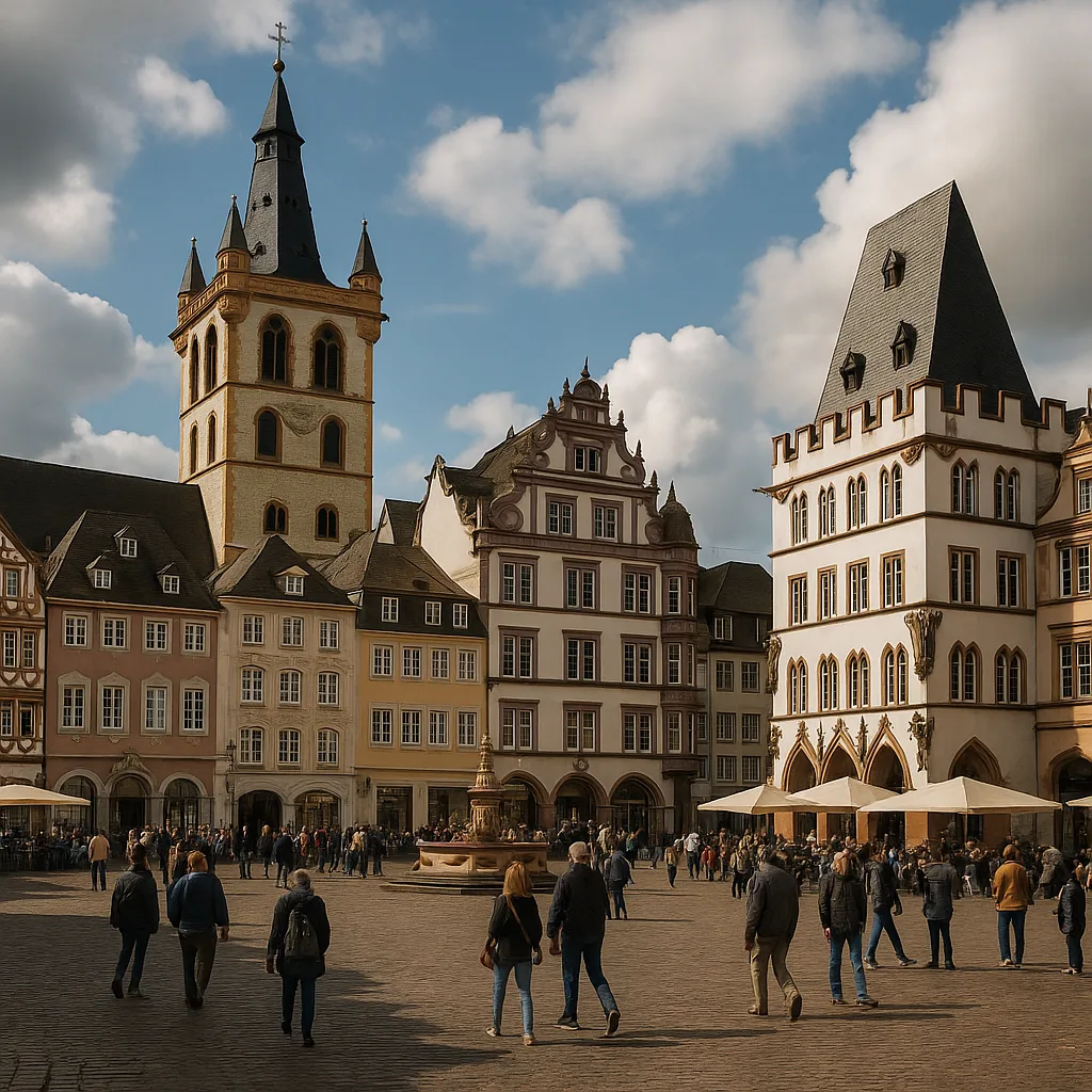 Hauptmarkt Trier – Historischer Marktplatz im Herzen der Altstadt.