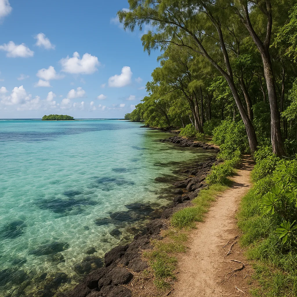 Île aux Aigrettes – Naturschutzinsel mit letzten Küstenwäldern der Insel.