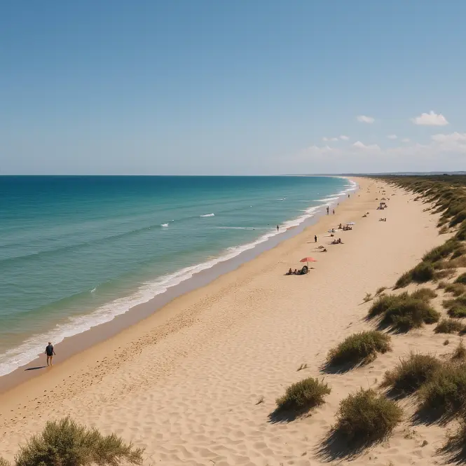 Ilha de Tavira – Kilometerlanger Sandstrand vor Tavira.