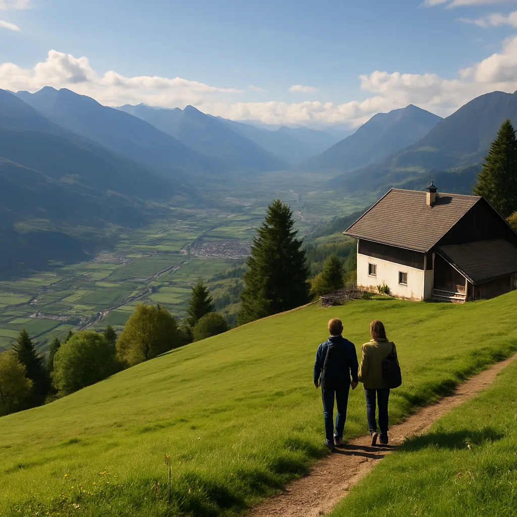Knottnkino – Naturbühne mit Panoramablick über das Etschtal.