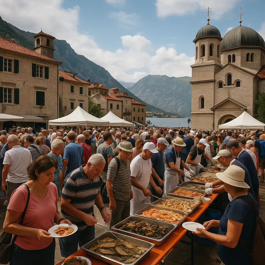 Kotor Festival der Meeresfrüchte
