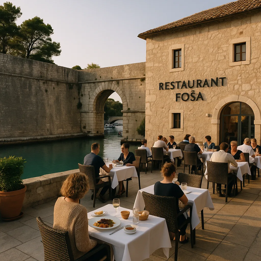 Kroatische Küche im Restaurant Foša