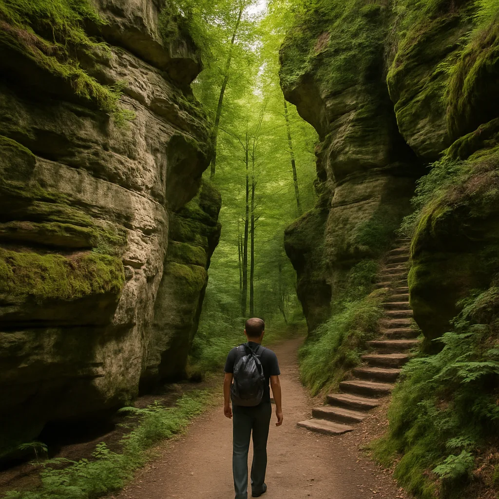 Mullerthal Trail – Als „Kleine Luxemburger Schweiz“ bekanntes Wandergebiet.