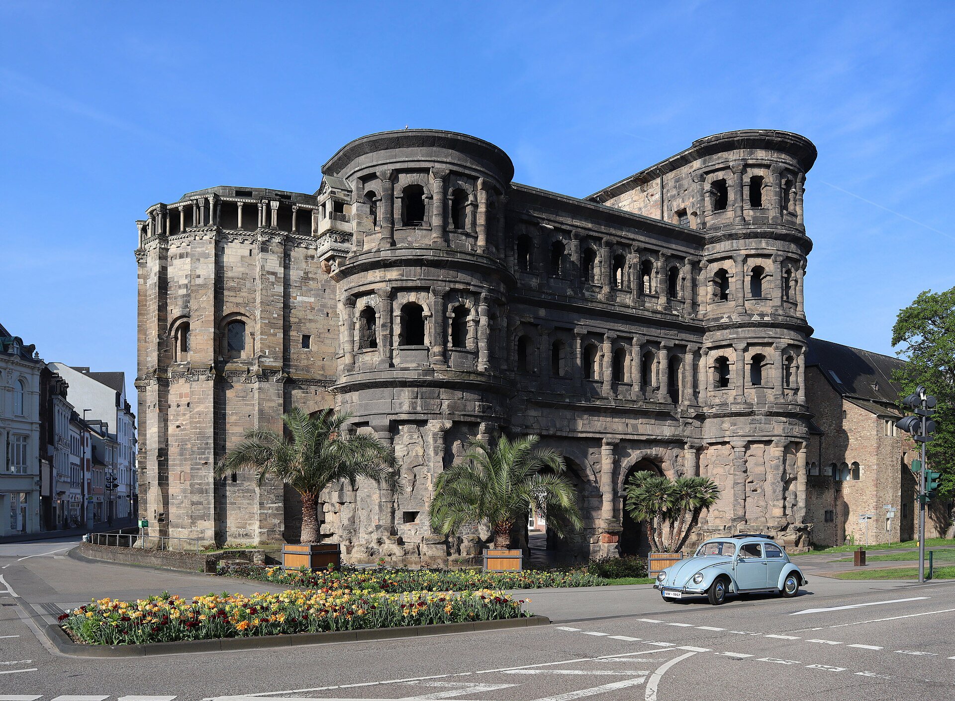 Porta Nigra – Das größte erhaltene römische Stadttor nördlich der Alpen.