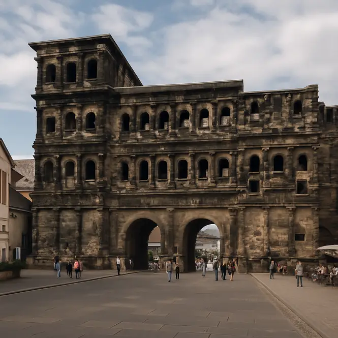Porta Nigra – Das größte erhaltene römische Stadttor nördlich der Alpen.