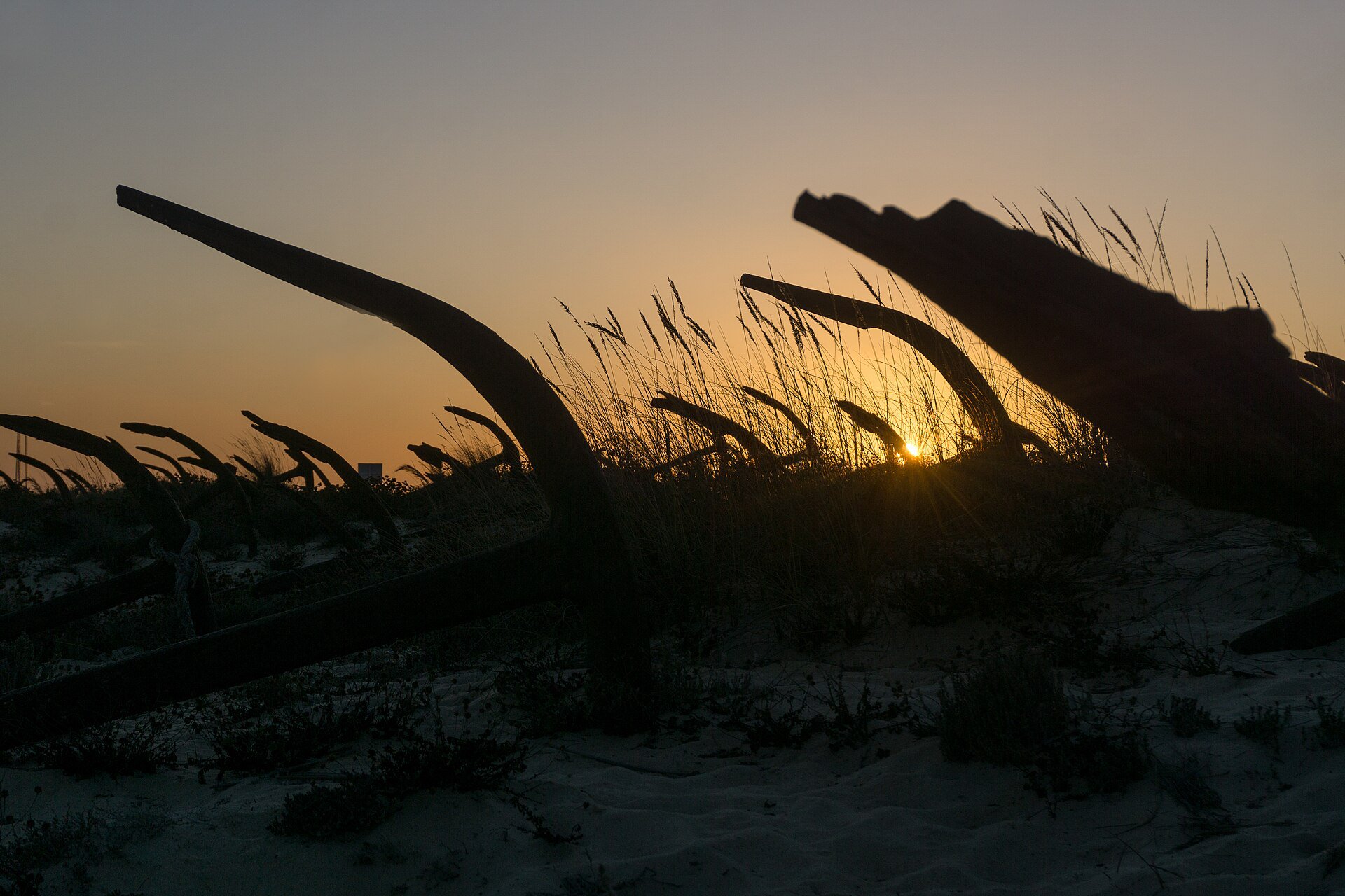 Praia do Barril – Strand mit berühmtem Ankerfriedhof.