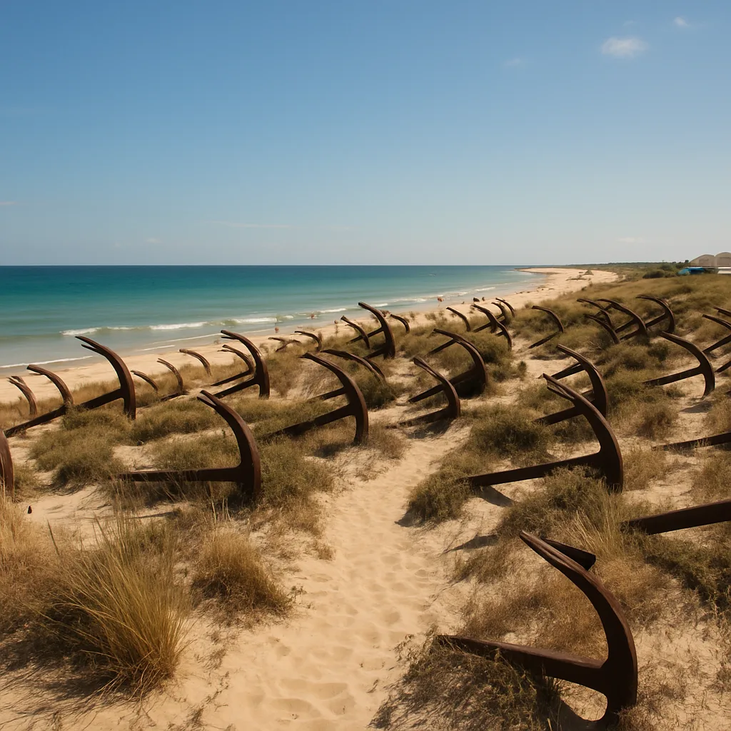Praia do Barril – Strand mit berühmtem Ankerfriedhof.