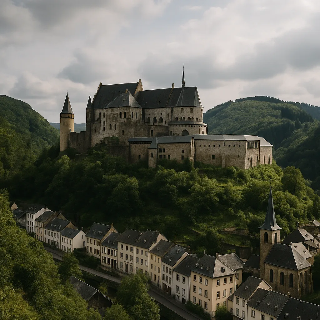 Schloss Vianden – Eine der größten und schönsten Burganlagen Europas.