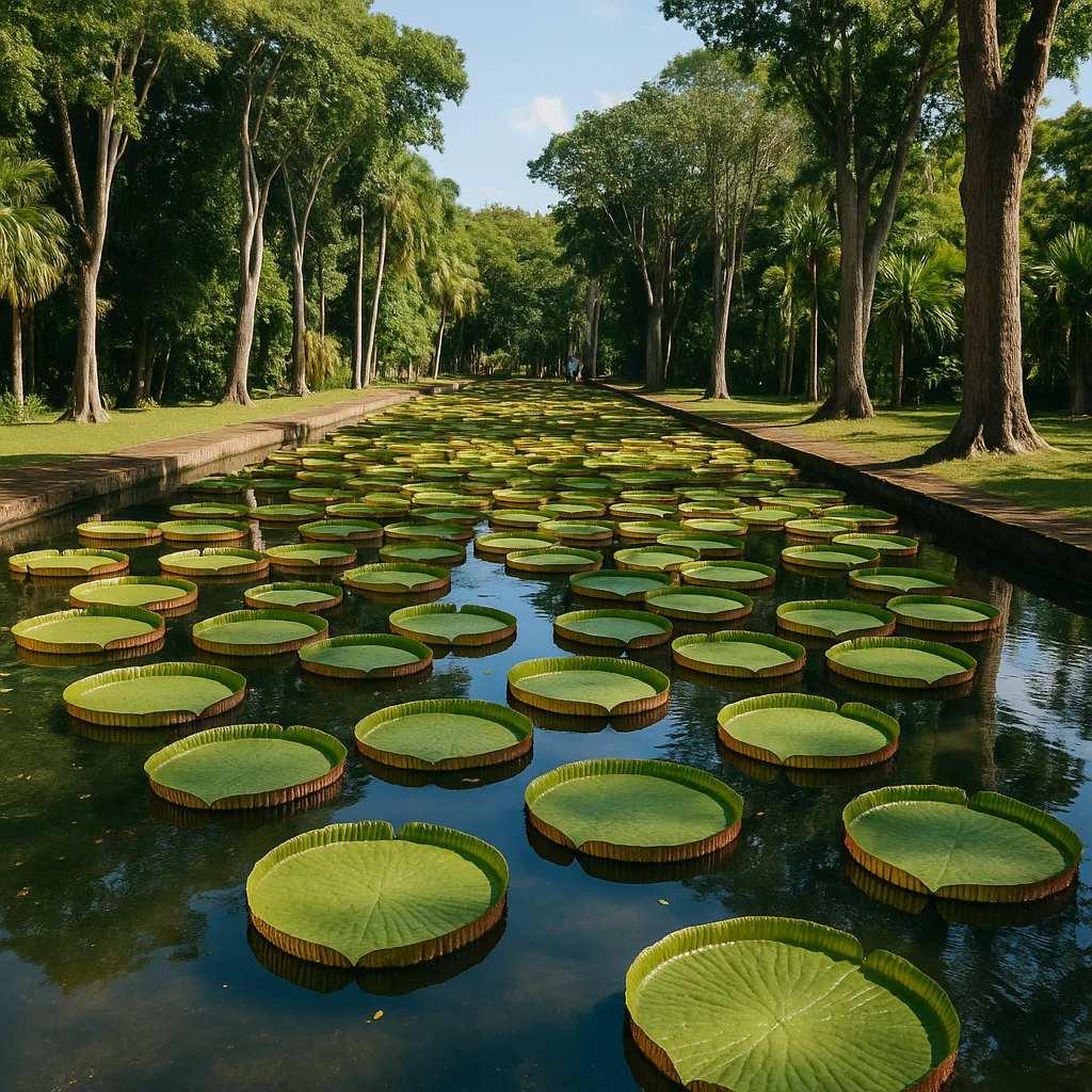 Sir Seewoosagur Ramgoolam Botanical Garden – Weltberühmter botanischer Garten mit Riesenseerosen.