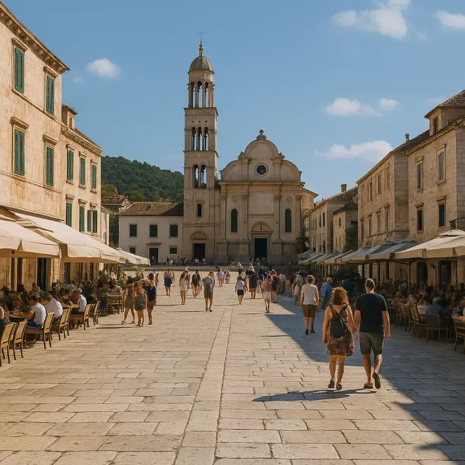 Stadtplatz von Hvar