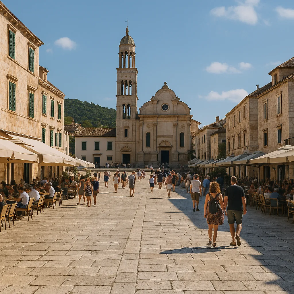 Stadtplatz von Hvar
