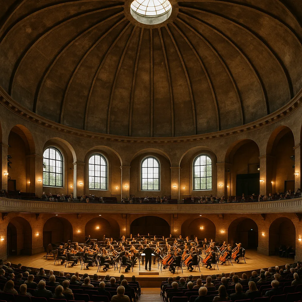 Tonhalle Düsseldorf – Historischer Konzertsaal in ehemaliger Planetariumskuppel.