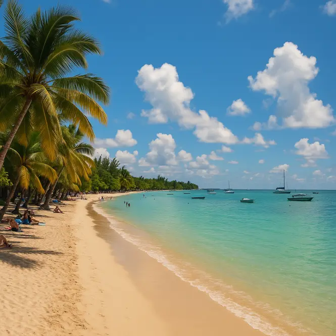 Trou aux Biches – Einer der schönsten öffentlichen Strände der Insel.