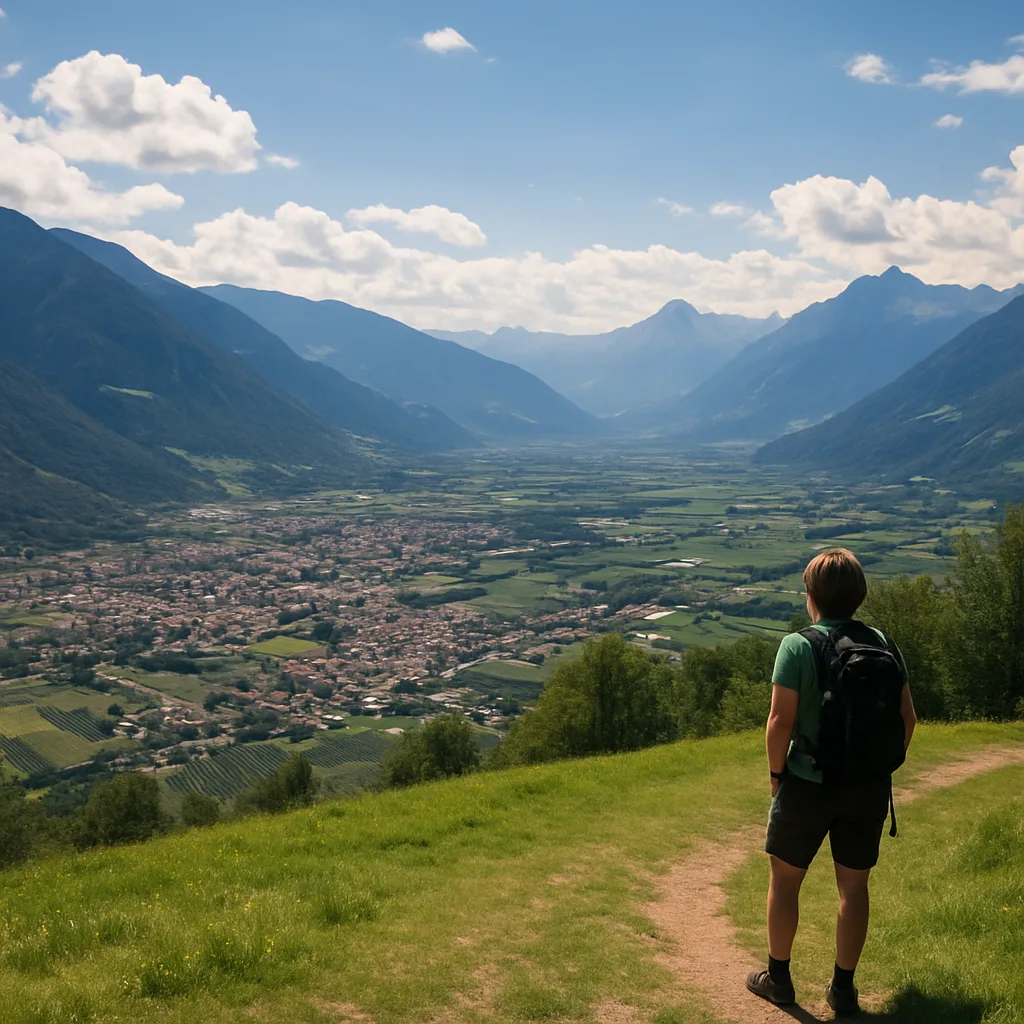 Vigiljoch – Autofreier Bergrücken oberhalb von Lana mit Panoramablick.
