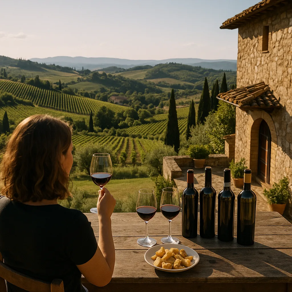 Weinprobe in Chianti