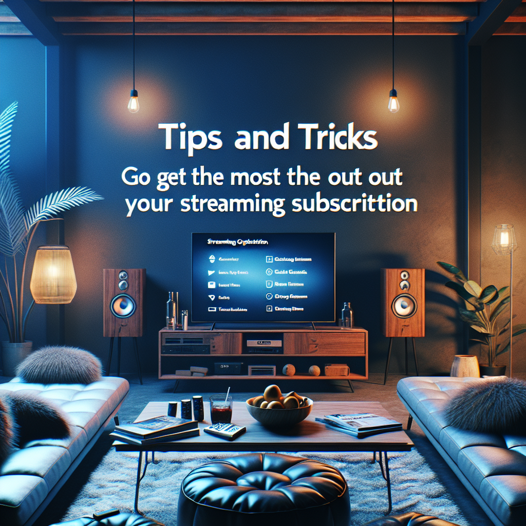 Tipps und Tricks, um das Beste aus Ihrem Streaming-Abonnement herauszuholen