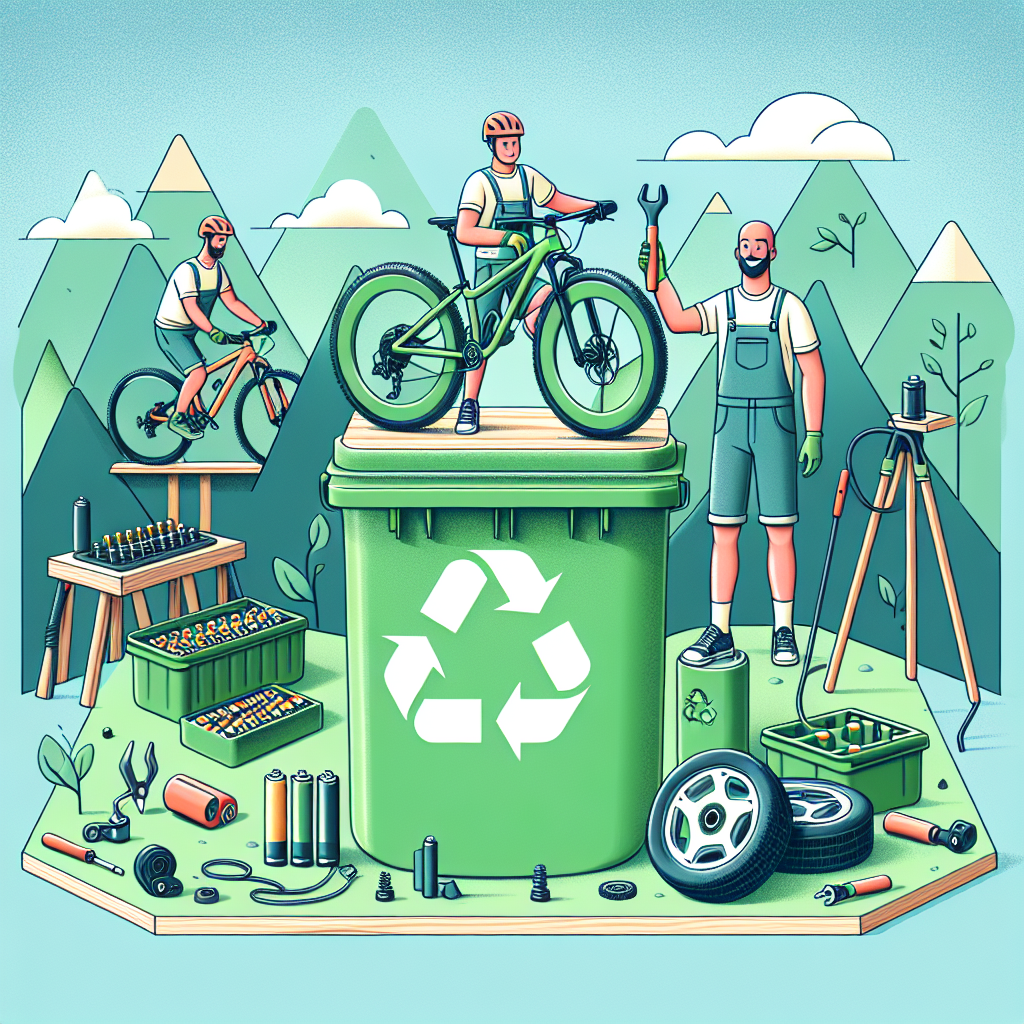 Nachhaltigkeit im eMTB-Bereich: Recycling, Akkutausch & Reparatur