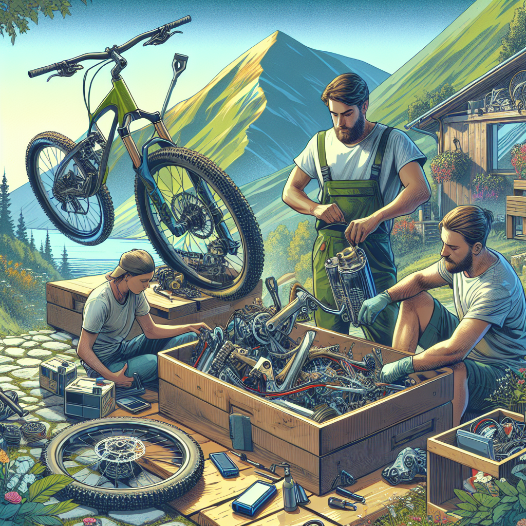 Nachhaltigkeit im eMTB-Bereich: Recycling, Akkutausch & Reparatur
