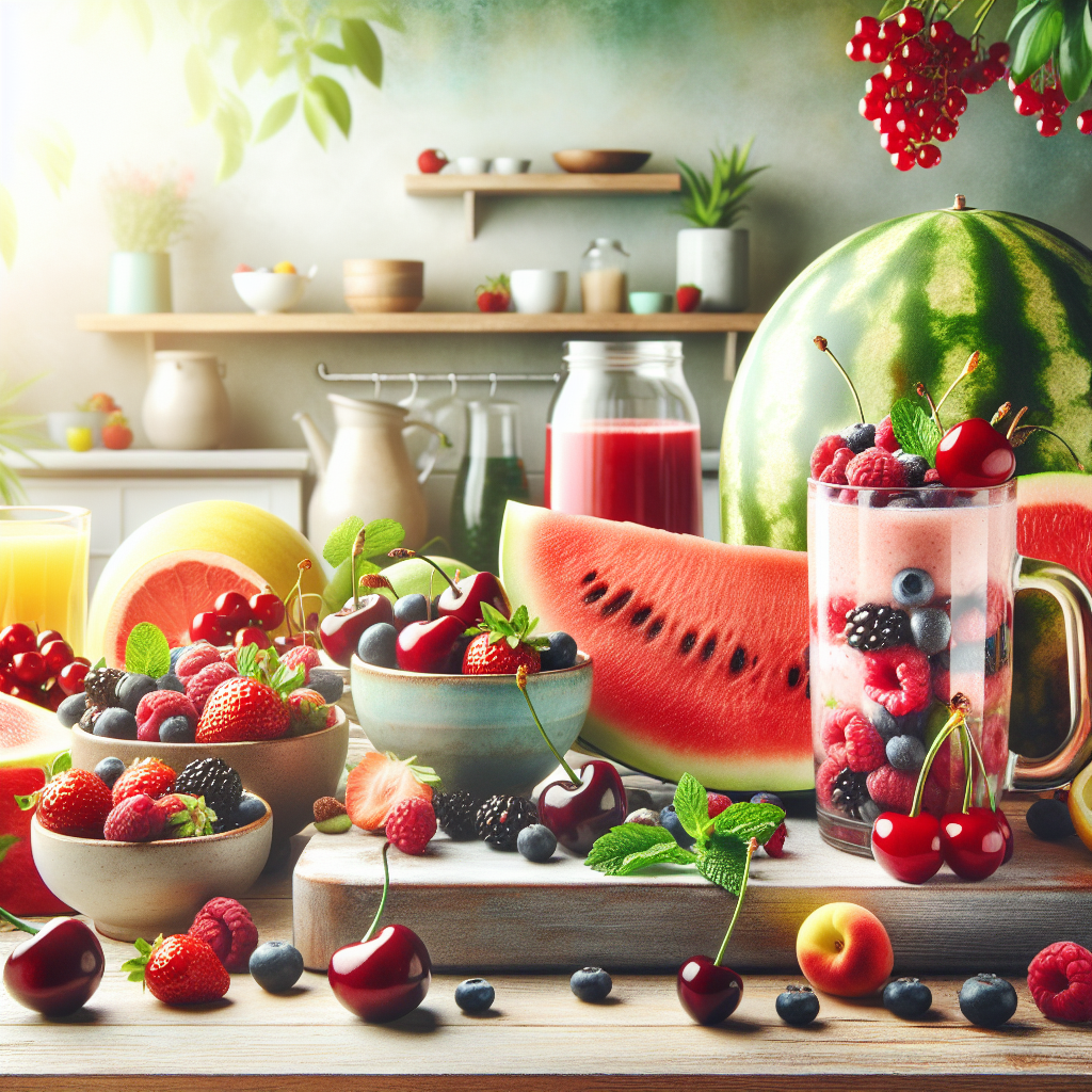 Gesunde Rezepte mit Saisonalen Sommerfrüchten