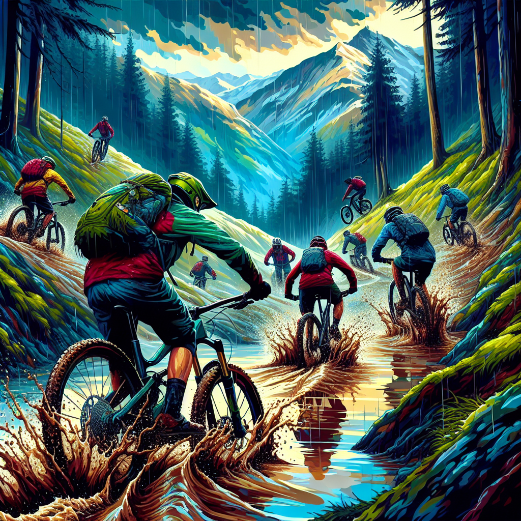 Die besten Mountainbike-Strecken für Regenwetter: Abenteuer im Matsch