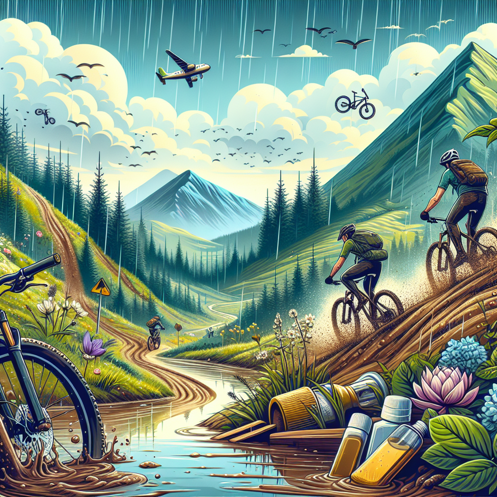 Die besten Mountainbike-Strecken für Regenwetter: Abenteuer im Matsch
