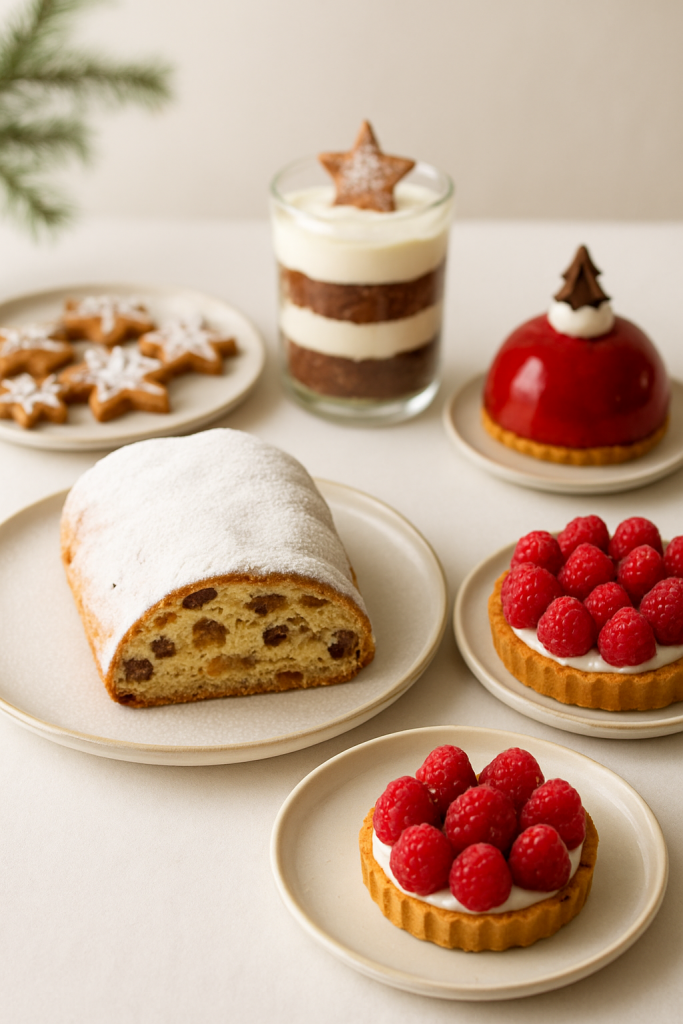 Weihnachtliche Dessert-Träume: Von traditionellem Stollen bis zu modernen Kreationen