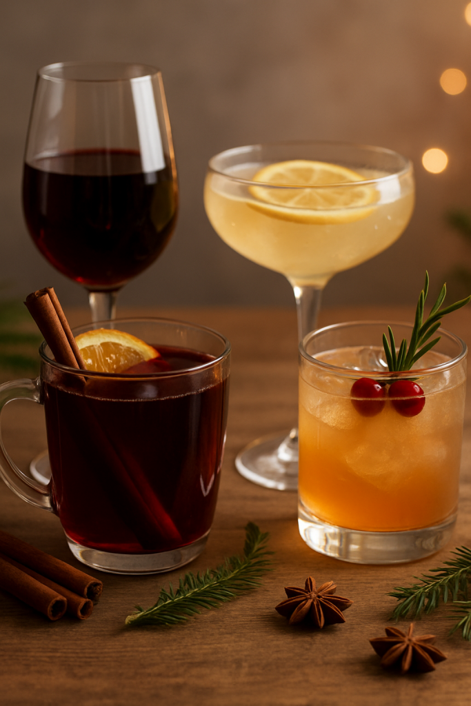 Festliche Getränke: Klassischer Glühwein und Moderne Winter-Cocktails