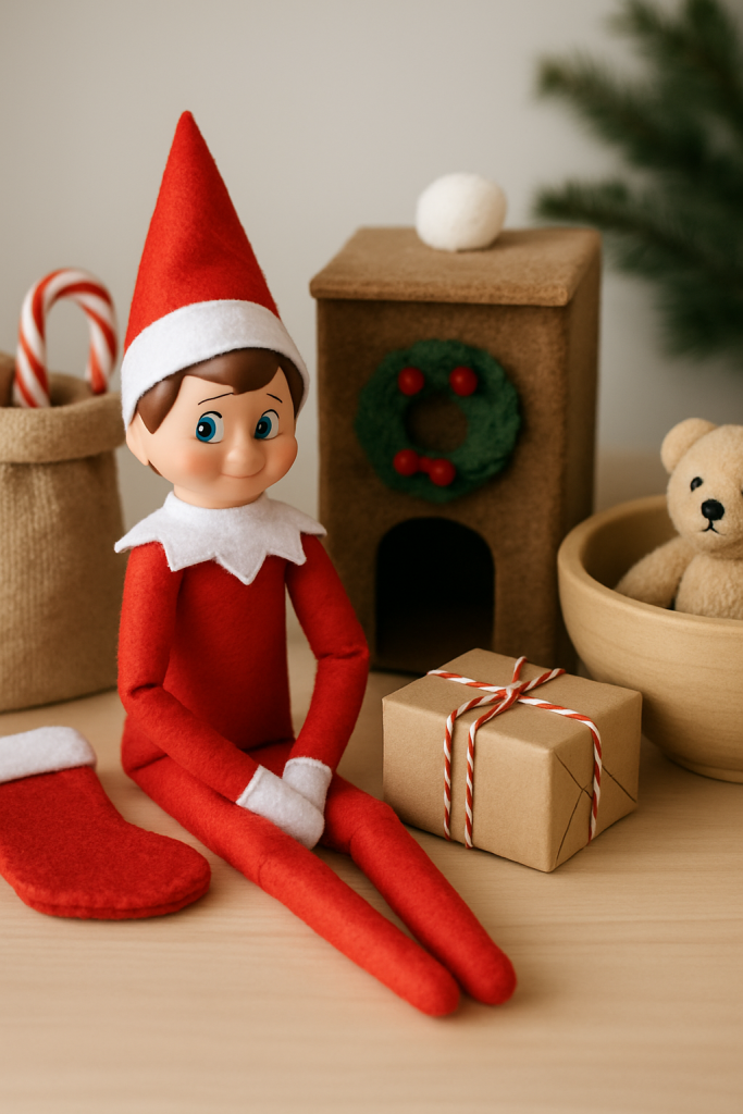 DIY: Elf der Weihnachtswichtel Verstecke und Überraschungen für Kinder