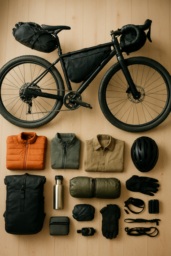 Die ultimative Packliste für deine erste Bikepacking Tour: Must-Haves und praktische Tipps